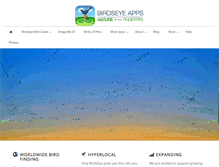 Tablet Screenshot of birdseyebirding.com